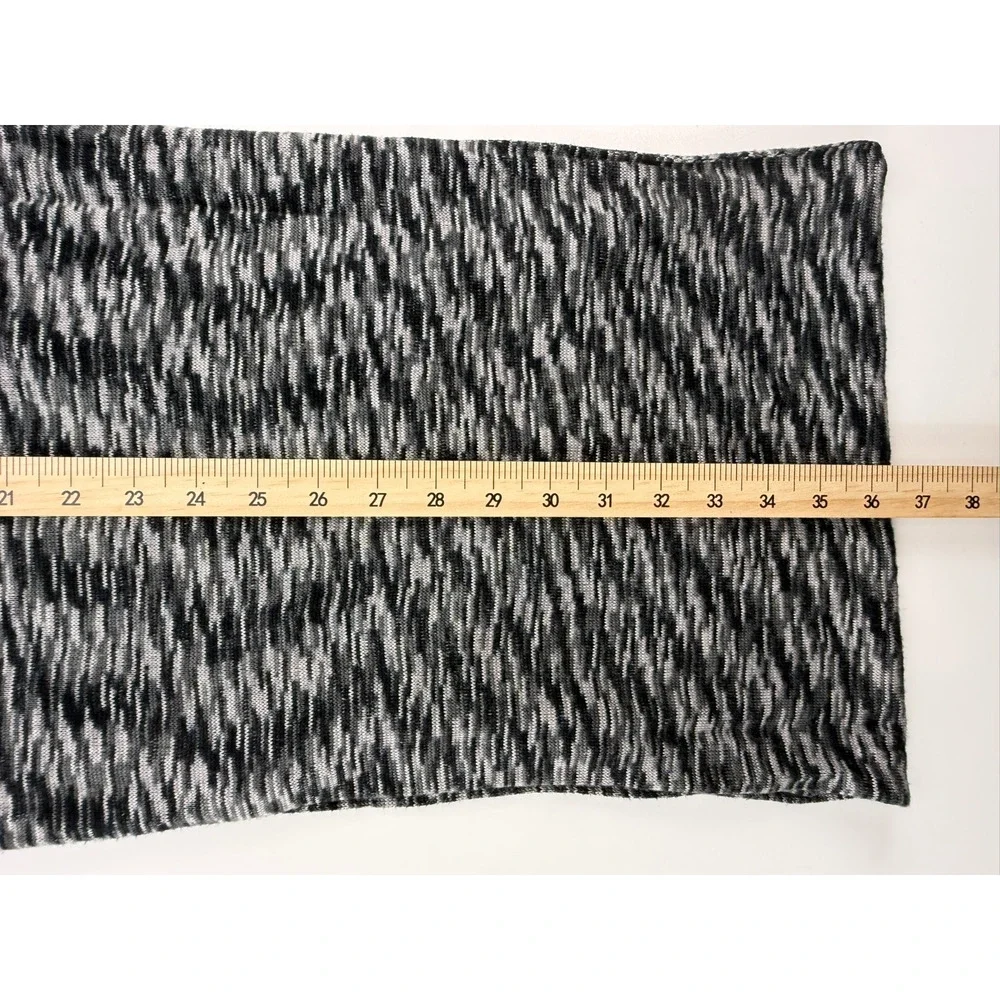 Missoni for Target Womens Infinity Scarf Black Gray 100% Rayon Knit 2011